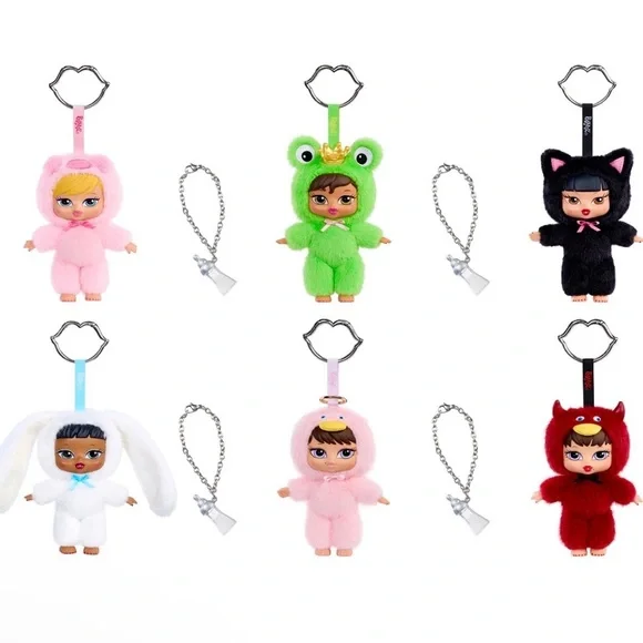 Bratz Bratziez Iconz Series Plush Pendant Blind Box - green frog - Picture 2 of 4